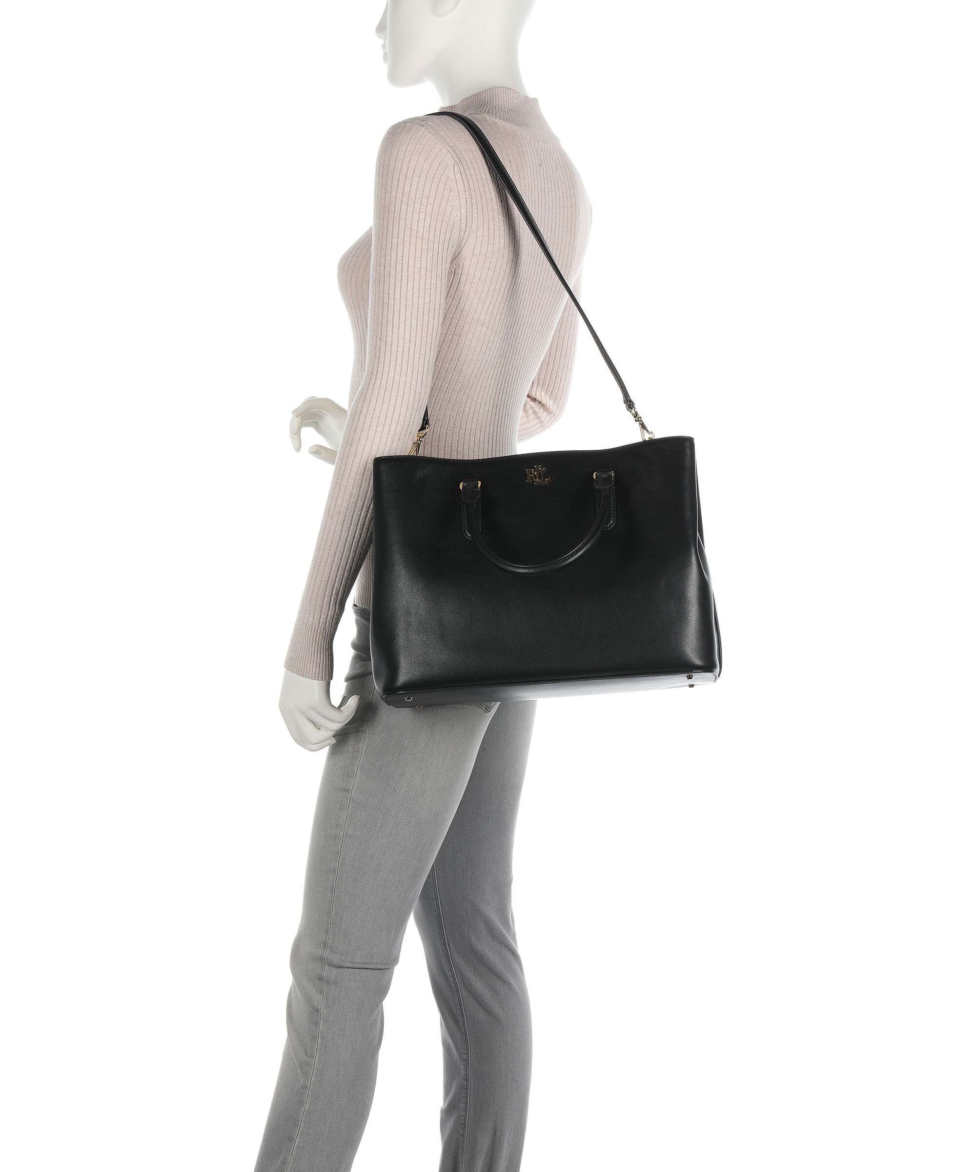 Lauren Ralph Lauren Marcy 36 Handbag black