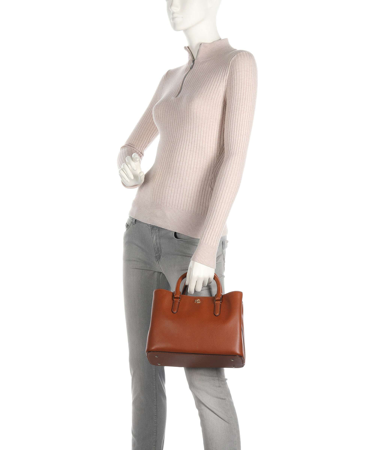 Lauren Ralph Lauren Marcy 26 Handbag lauren tan