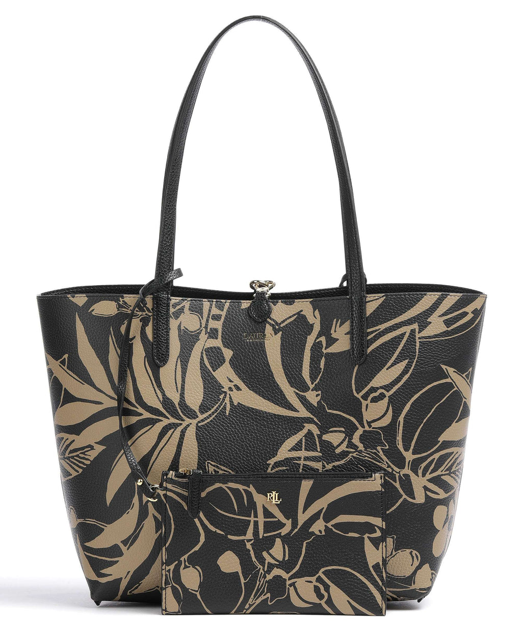 Lauren Ralph Lauren Large Tote bag black/modern palms print