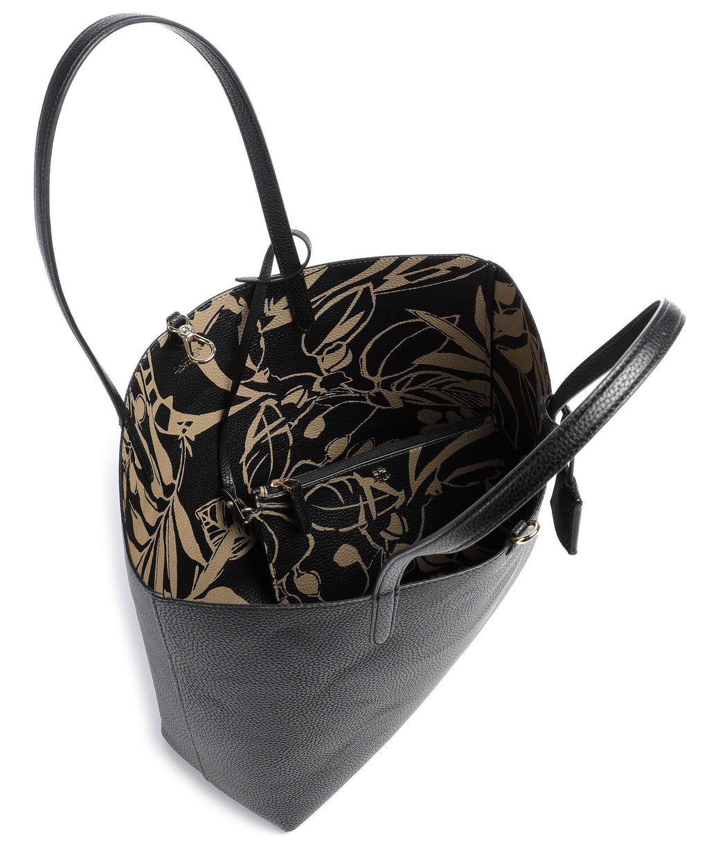 Lauren Ralph Lauren Large Tote bag black/modern palms print