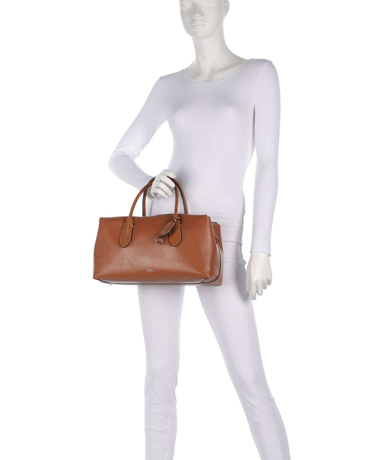 Polo Ralph Lauren Bellport Medium Handbag cognac