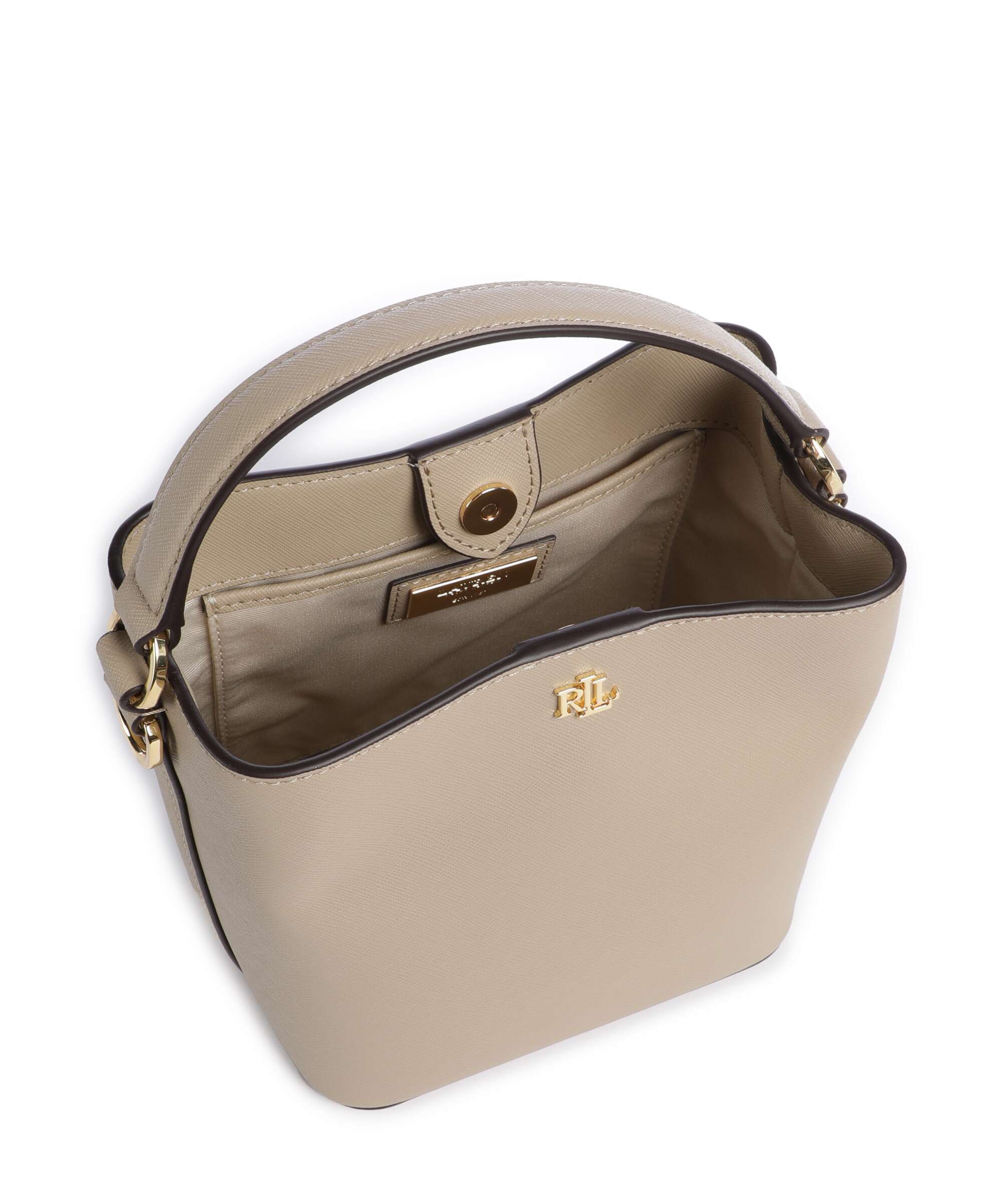Lauren Ralph Lauren Reese Small Bucket bag birch tan