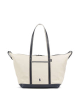 Polo Ralph Lauren Canvas Large Cabas ecru/navy