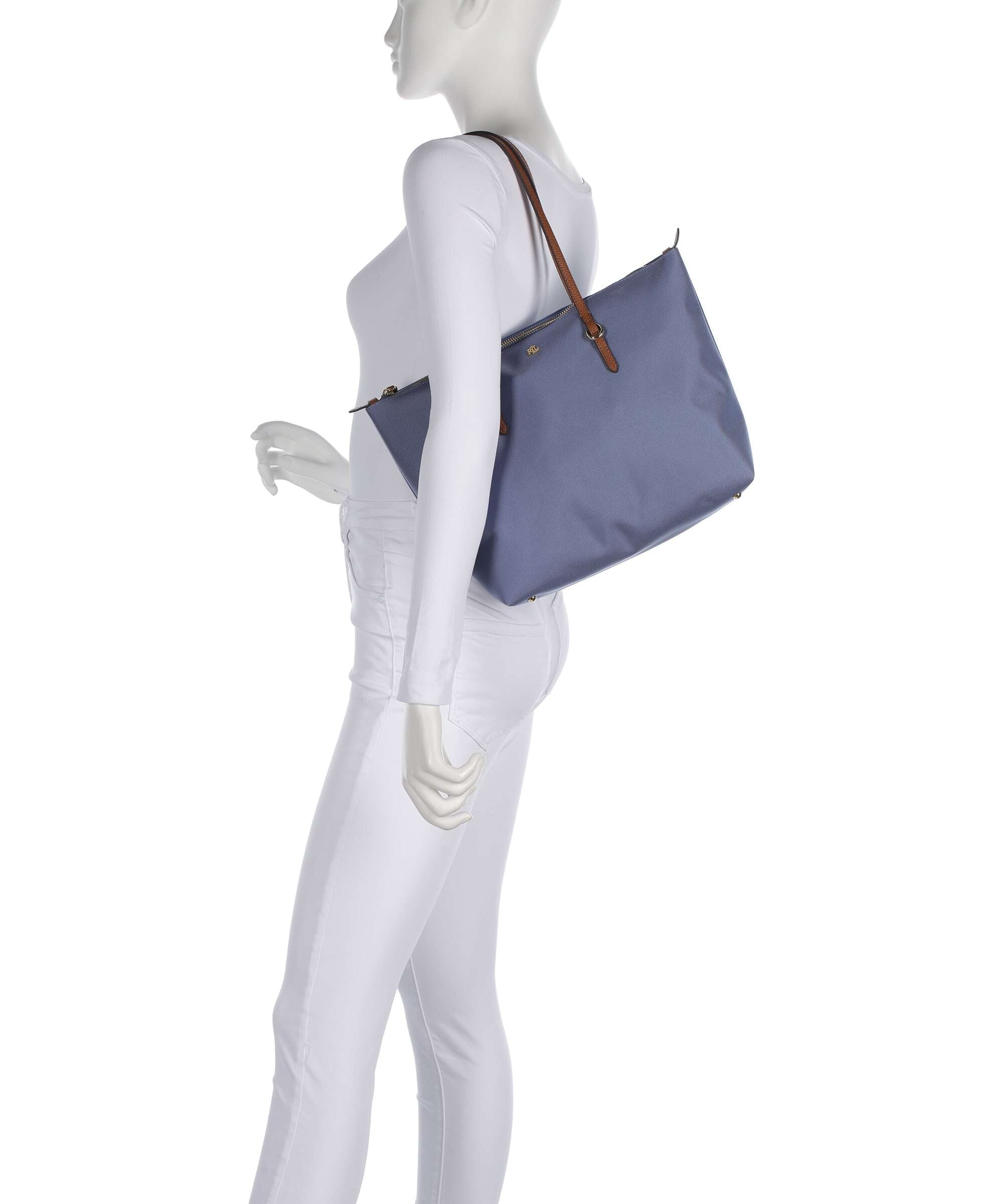 Lauren Ralph Lauren Keaton 26 Tote bag carson blue/lauren tan