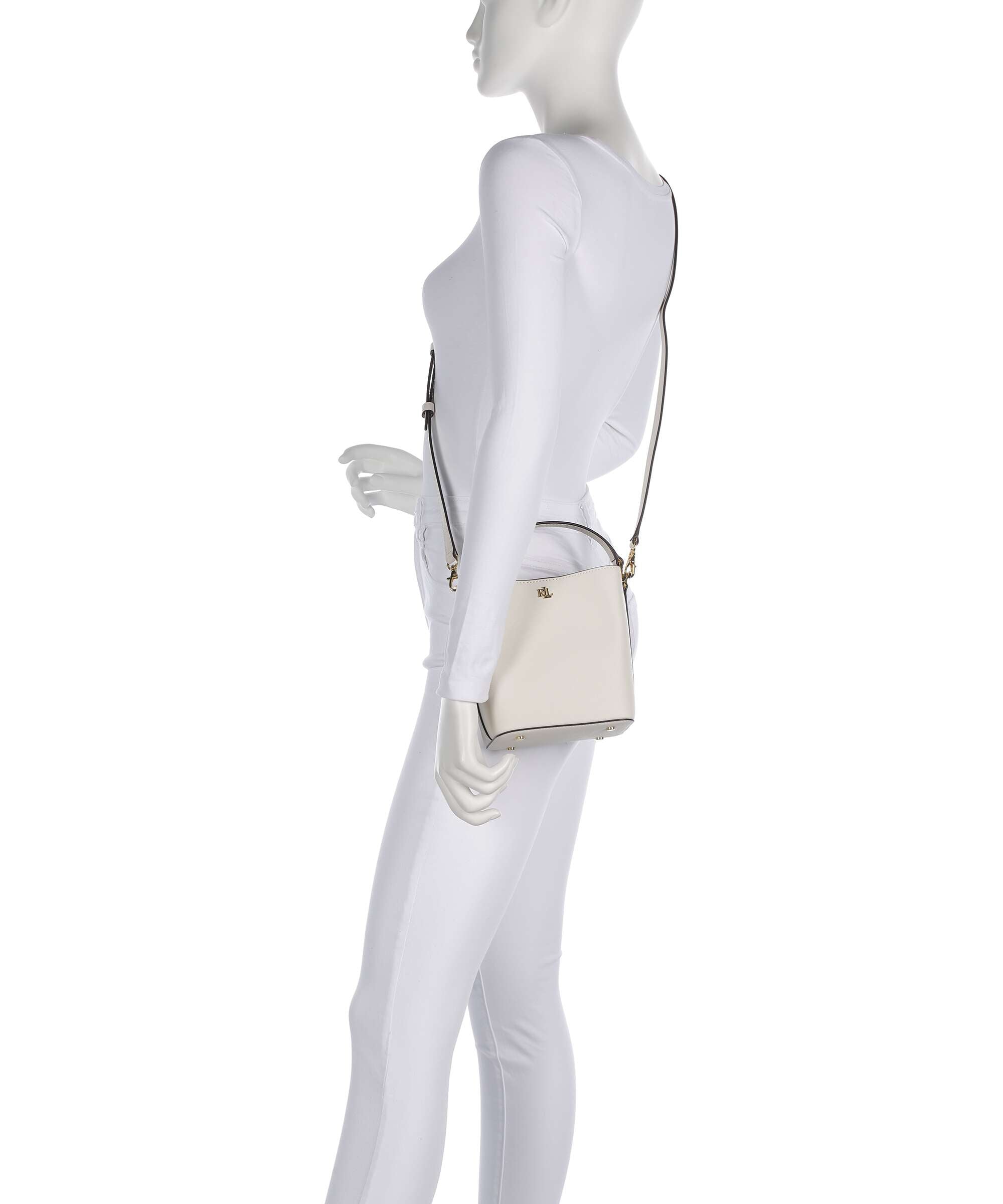 Lauren Ralph Lauren Reese Small Bucket bag soft white/pb