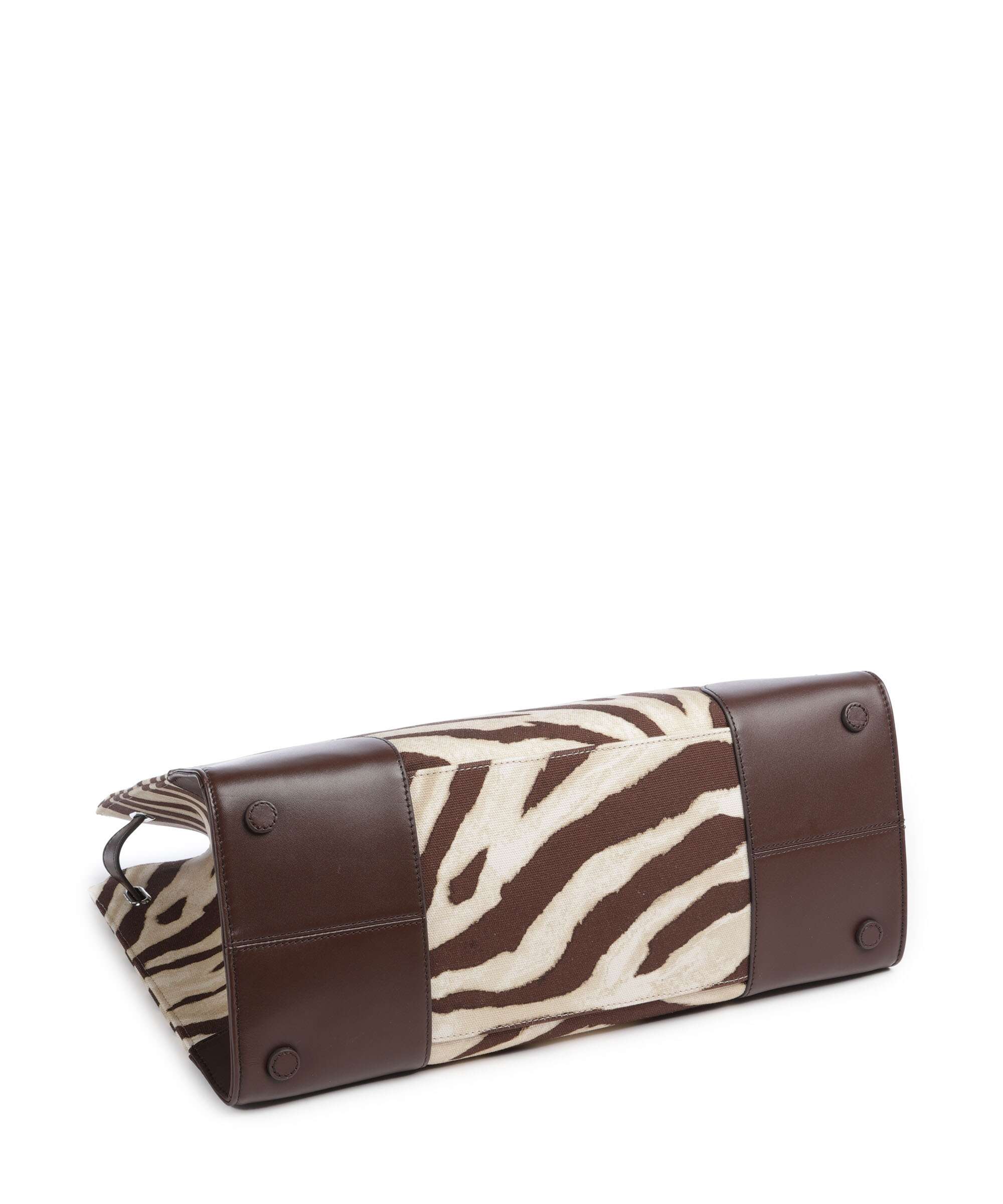 Lauren Ralph Lauren Devyn 42 Handbag zebra/dark hickory