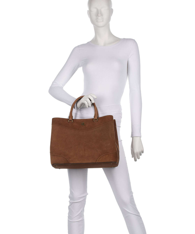 Lauren Ralph Lauren Marcy 36 Handbag light tobacco