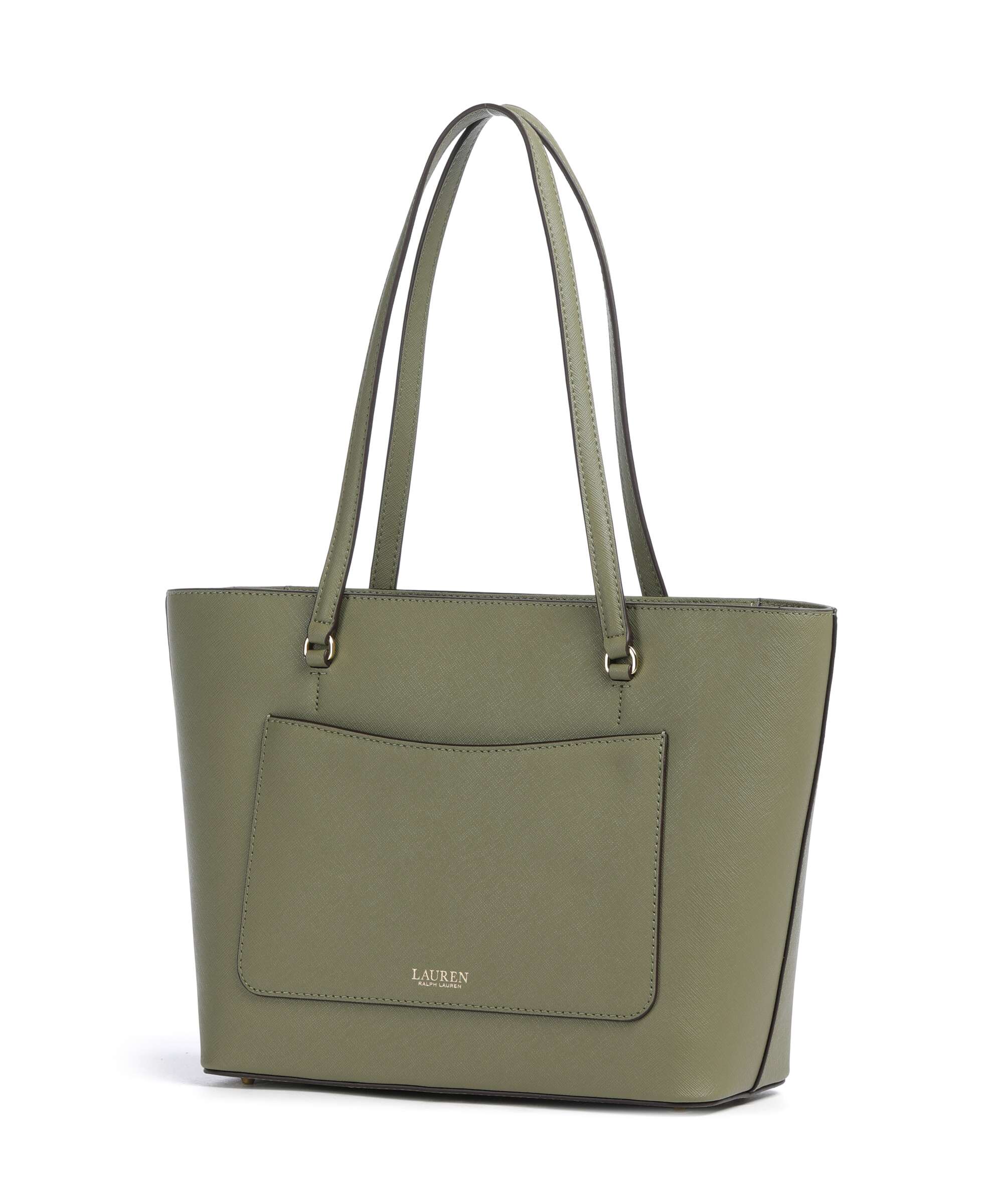 Lauren Ralph Lauren Karly Medium Tote bag sage green