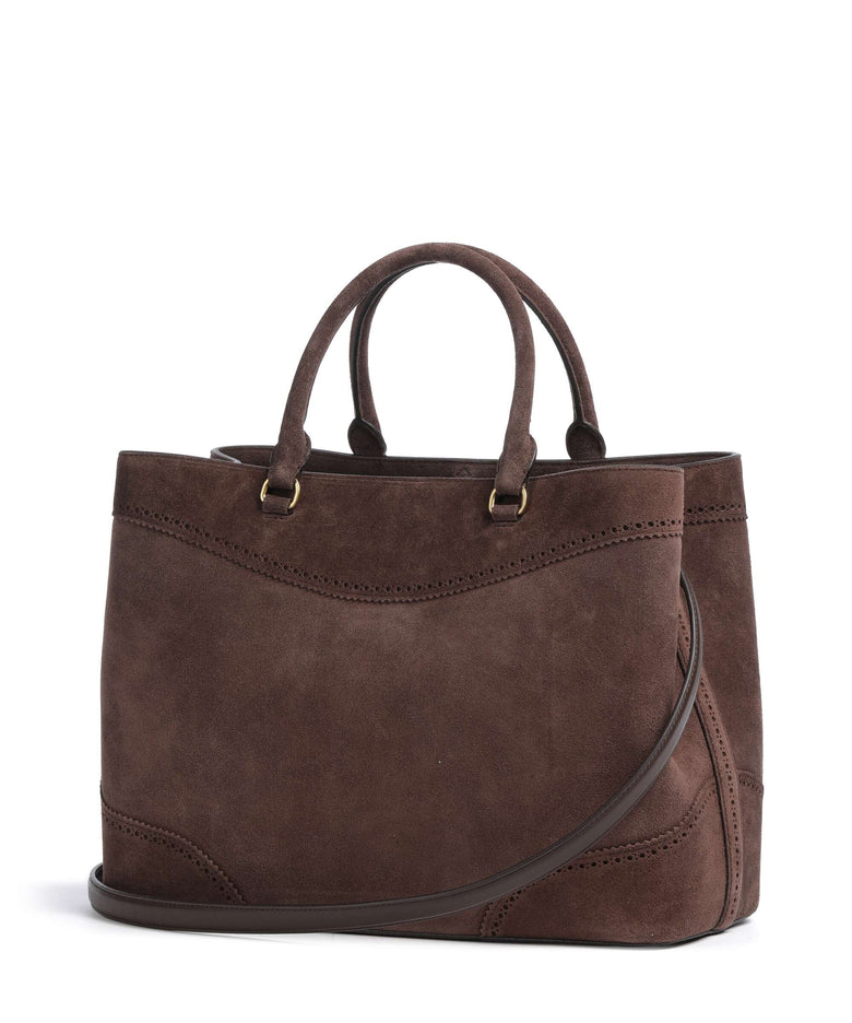 Lauren Ralph Lauren Marcy 36 Handbag chestnut brown
