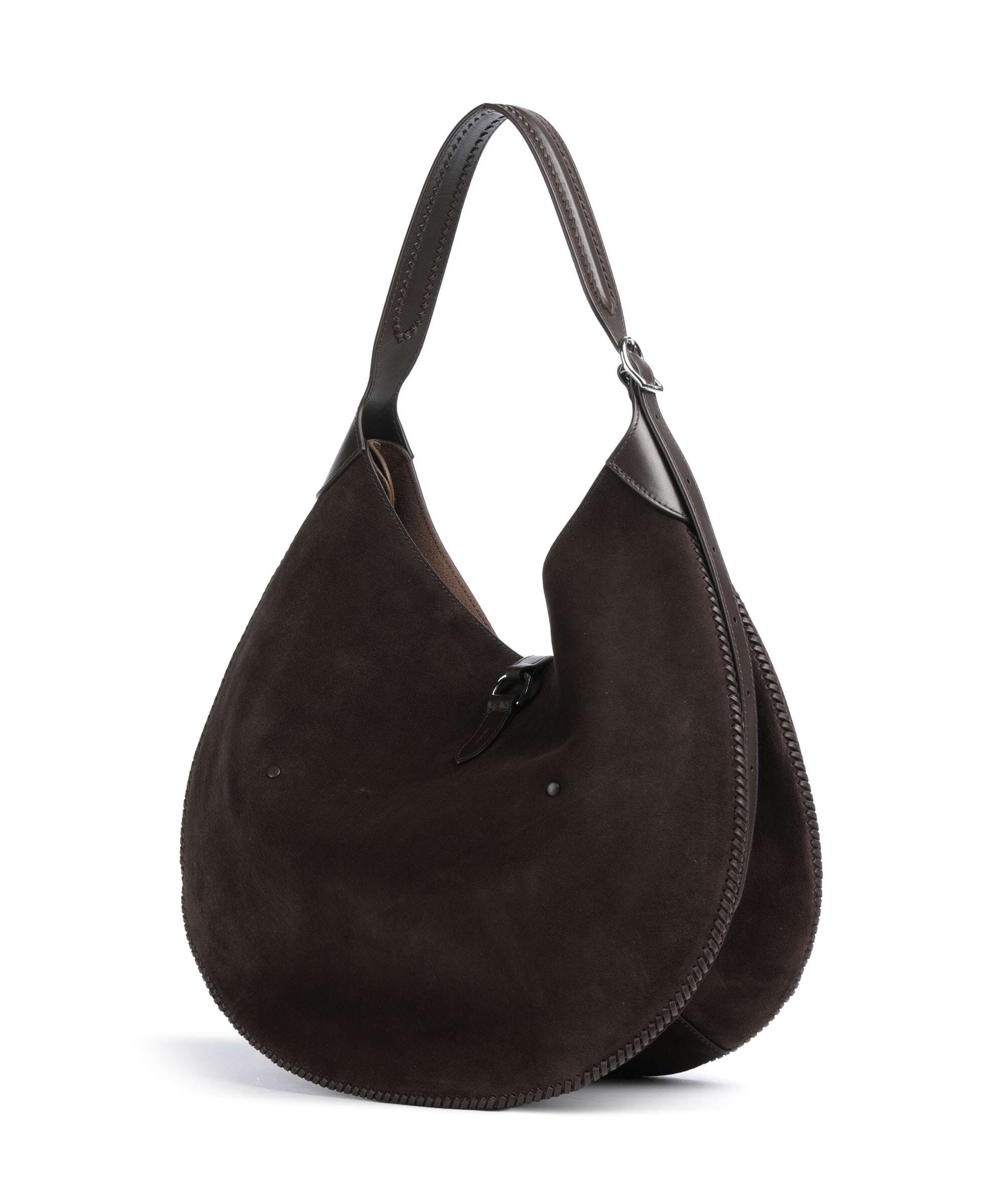 Polo Ralph Lauren ID Collection Medium Hobo bag chocolate/tobacco