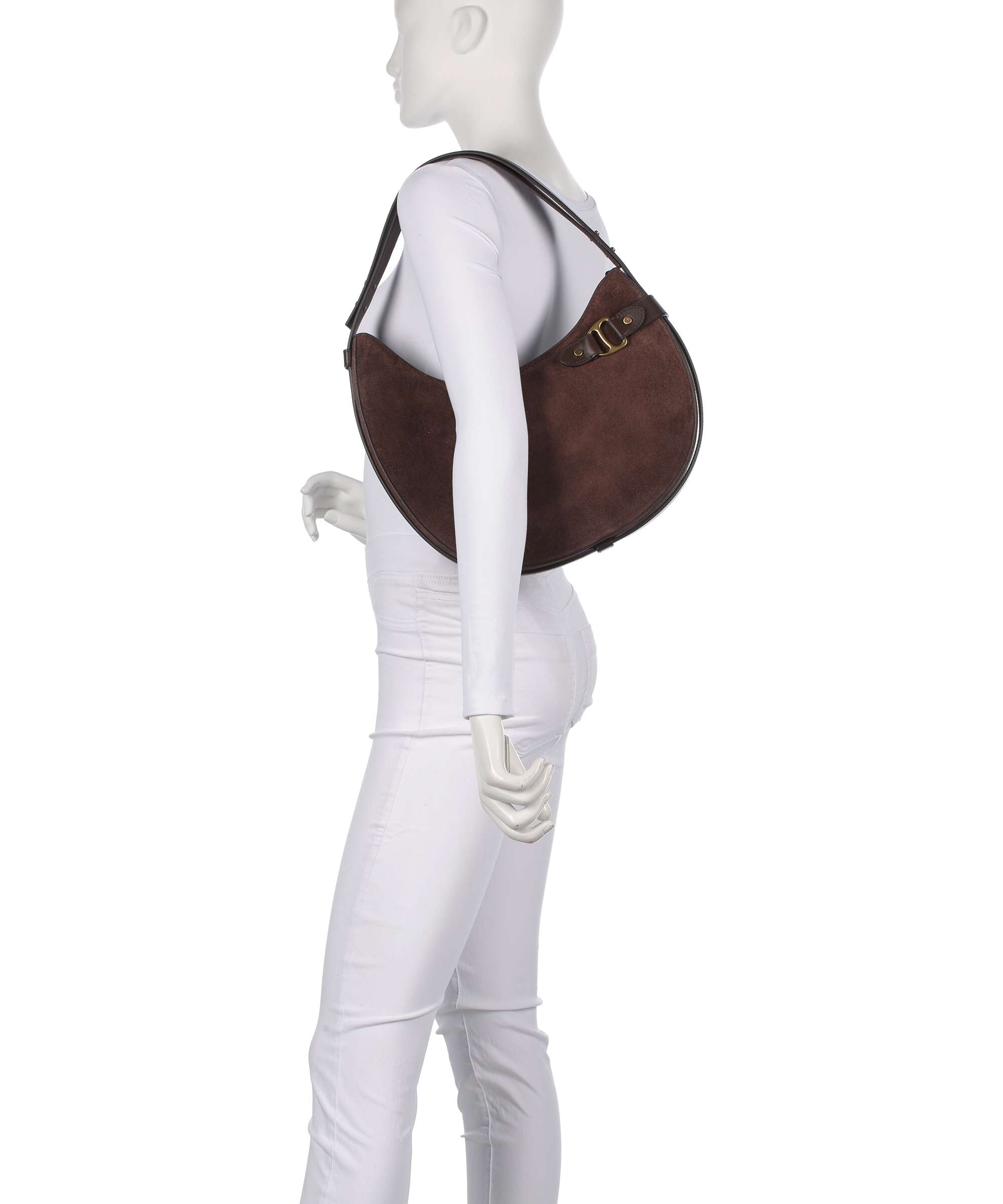 Lauren Ralph Lauren Tasha Large Hobo bag chestnut brown