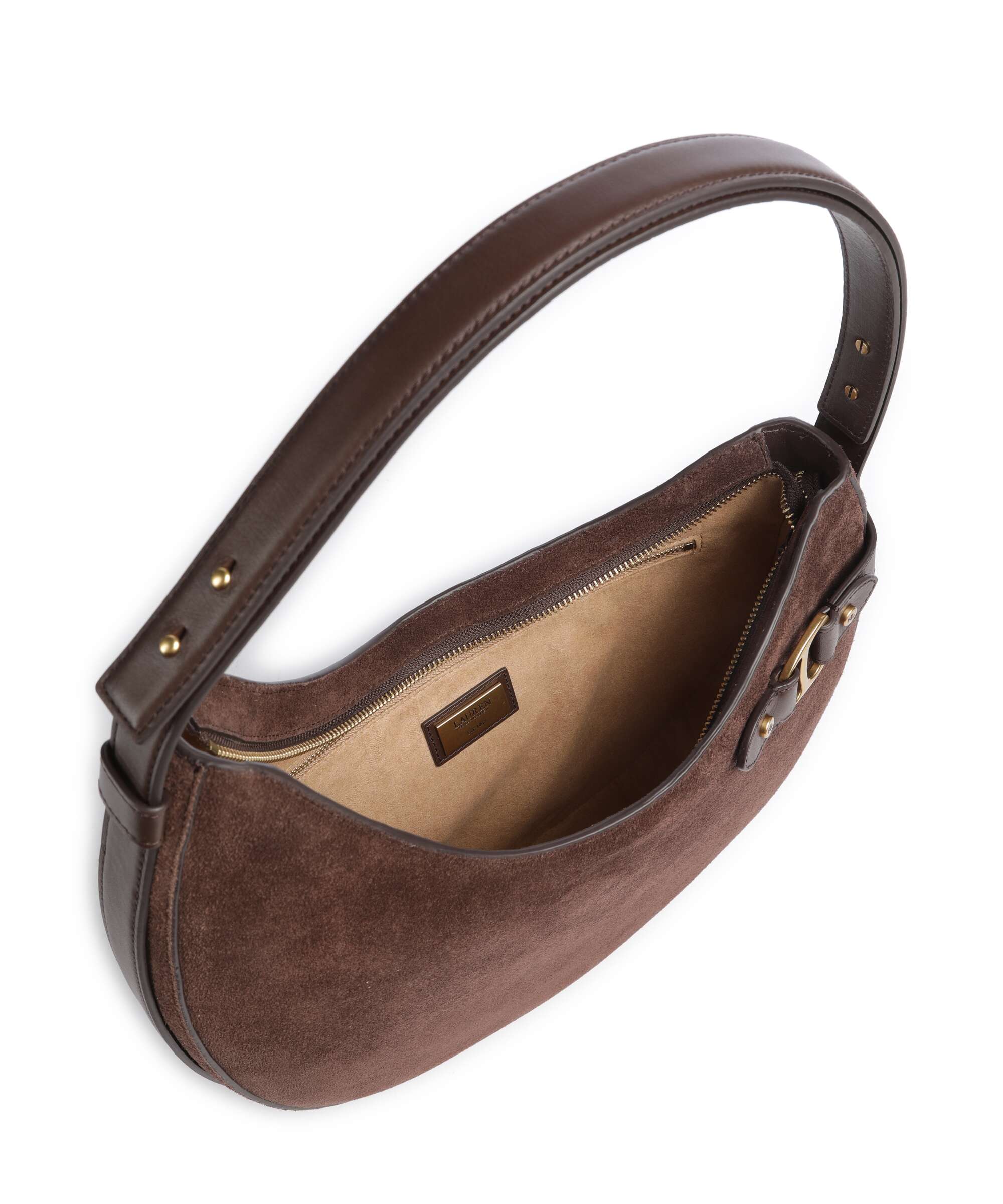 Lauren Ralph Lauren Tasha Large Hobo bag chestnut brown