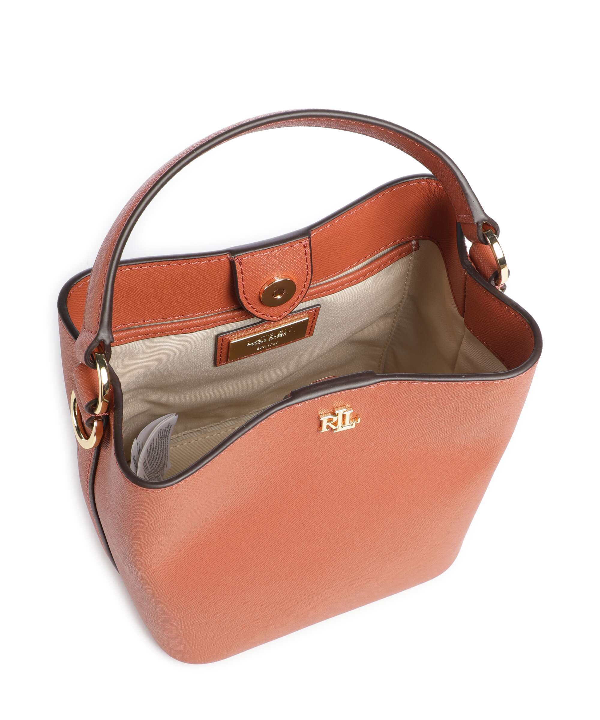 Lauren Ralph Lauren Reese Small Bucket bag red terracotta