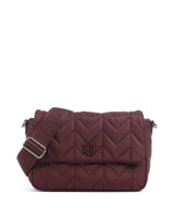 Lauren Ralph Lauren Stevie Medium Sac bandoulière dark garnet