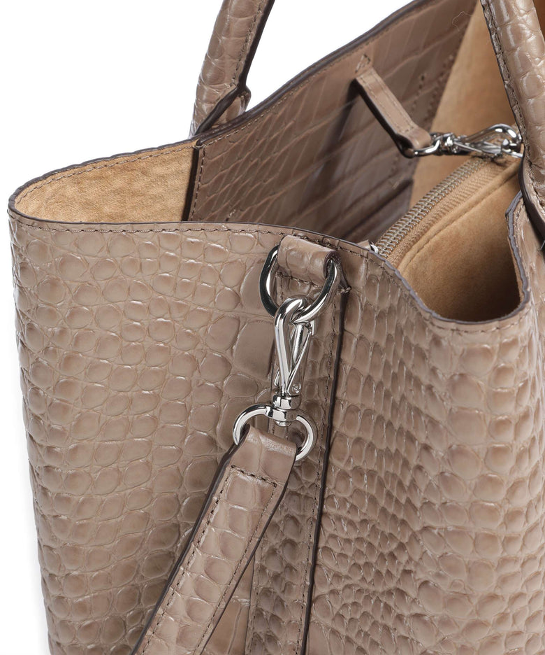 Lauren Ralph Lauren Marcy 36 Handbag taupe brown