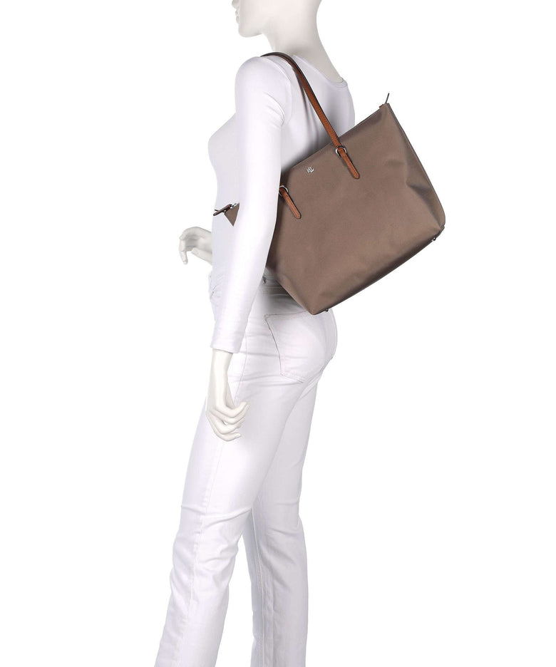 Lauren Ralph Lauren Keaton 26 Tote bag taupe brown/lauren tan