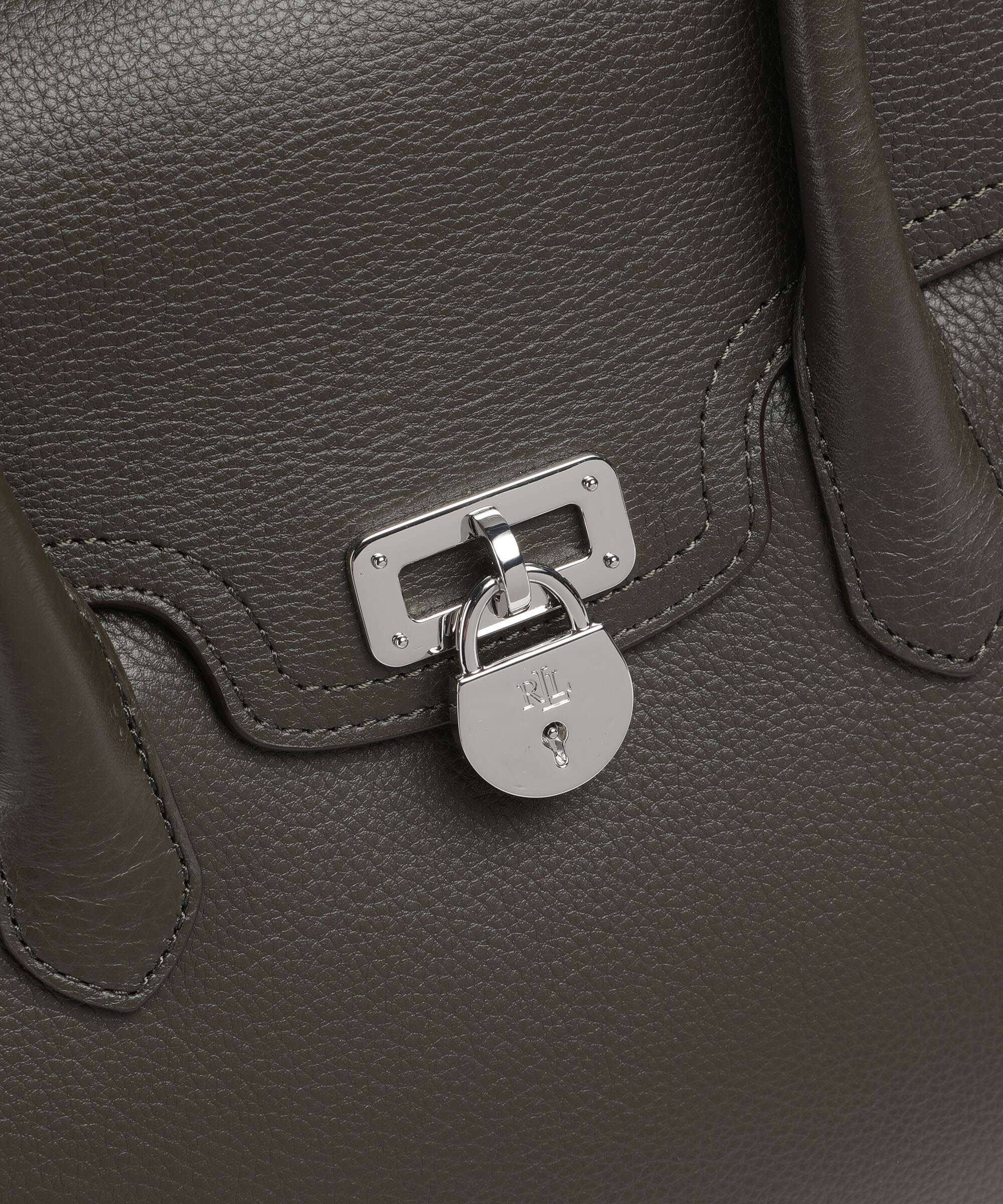 Lauren Ralph Lauren Tanner Large Tote bag dark olive