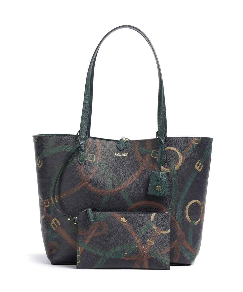 Lauren Ralph Lauren Medium Tote bag season green/urban bltng/navy multi