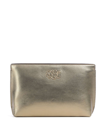 Lauren Ralph Lauren Large Make-up tasje antique gold