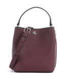 Lauren Ralph Lauren Reese Small Bucket bag dark garnet