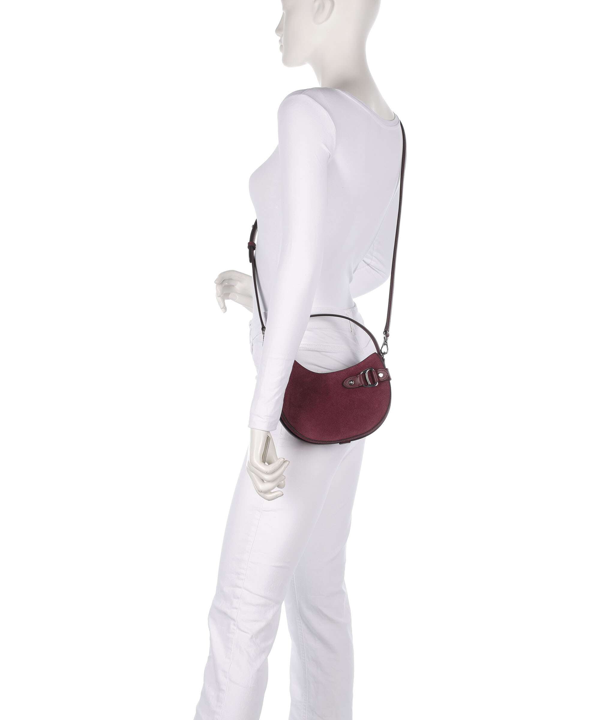 Lauren Ralph Lauren Tasha Small Handbag dark garnet