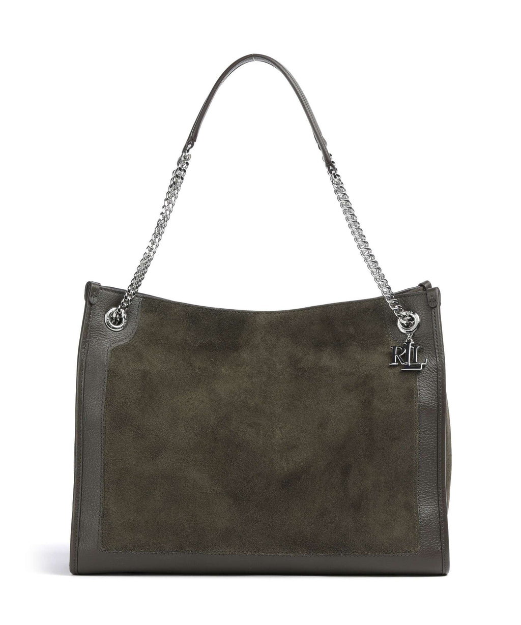 Lauren Ralph Lauren Bradley Large Tote bag dark olive