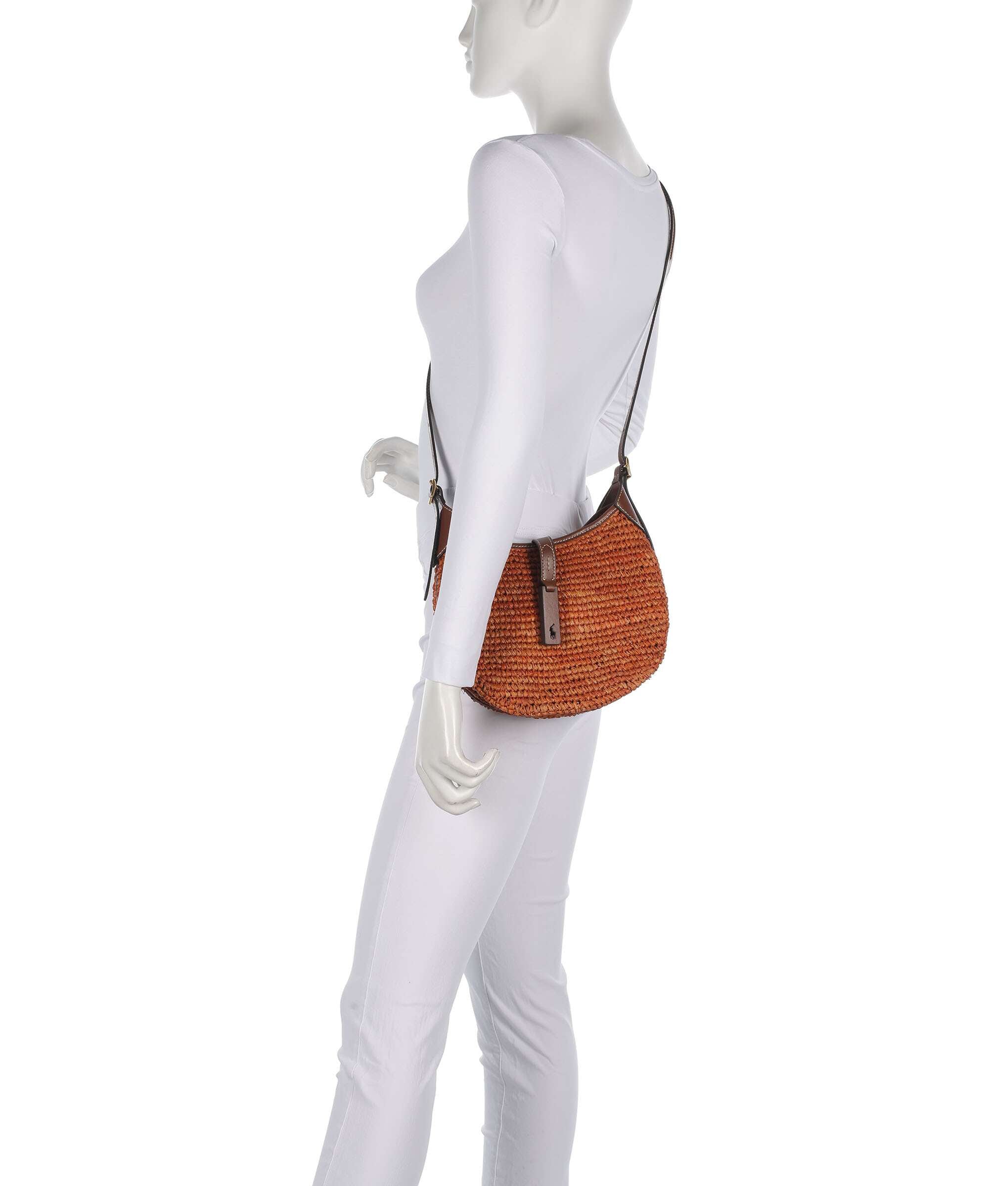 Polo Ralph Lauren ID Collection Small Hobo bag sequoia/cuoio