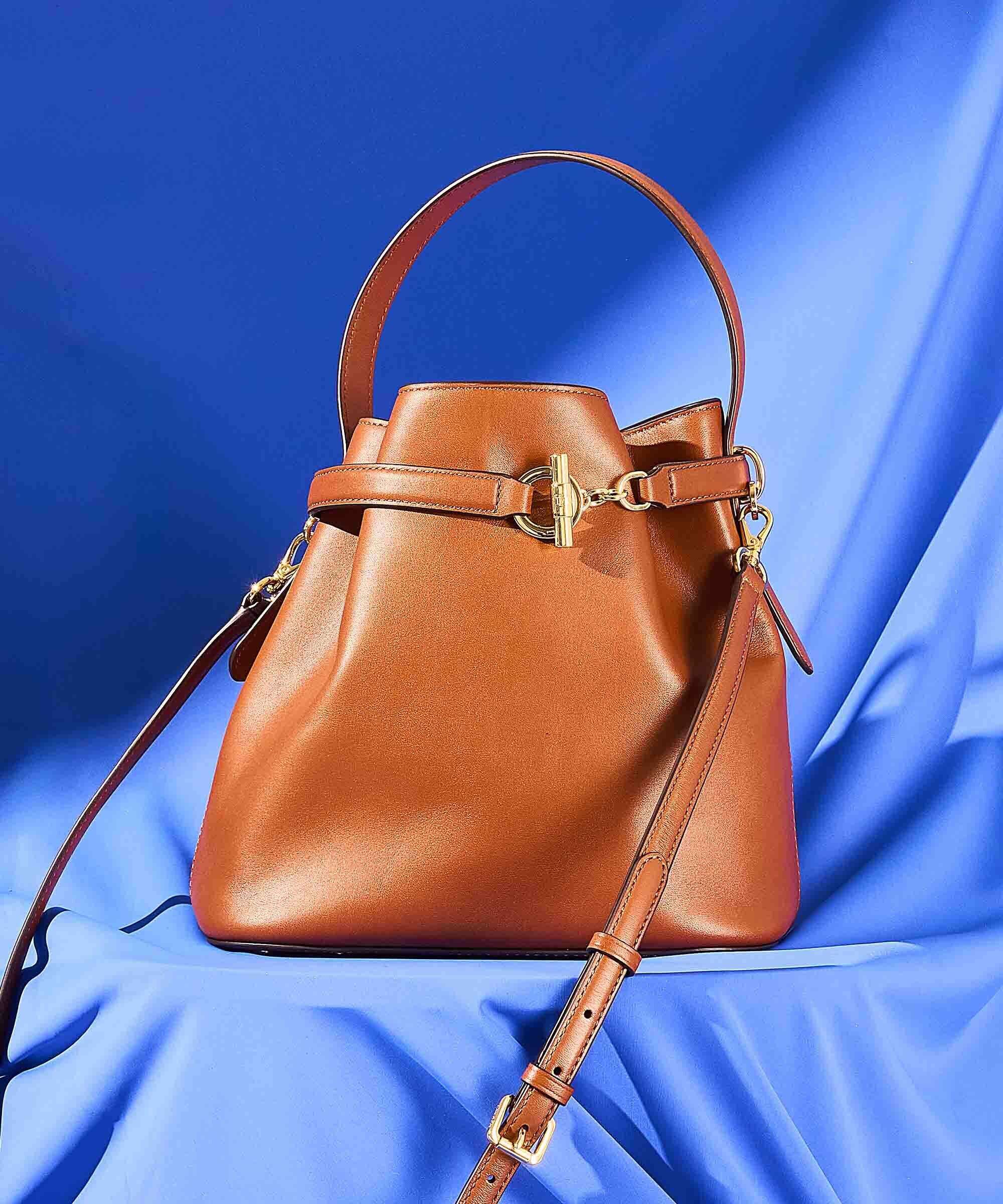 Lauren Ralph Lauren Blaike Medium Bucket bag lauren tan