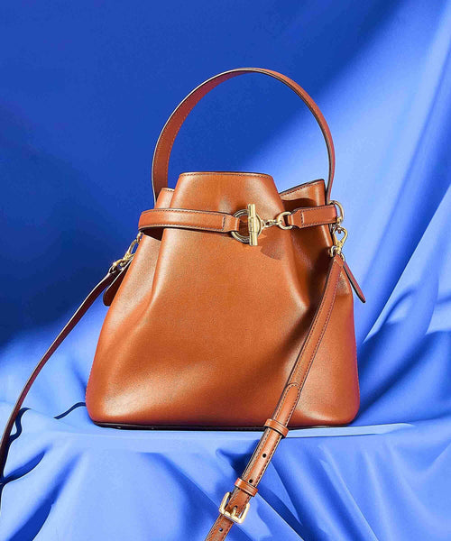 Lauren Ralph Lauren Blaike Medium Bucket bag lauren tan