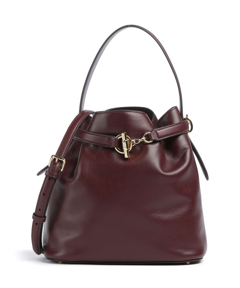 Lauren Ralph Lauren Blaike Medium Bucket bag dark garnet