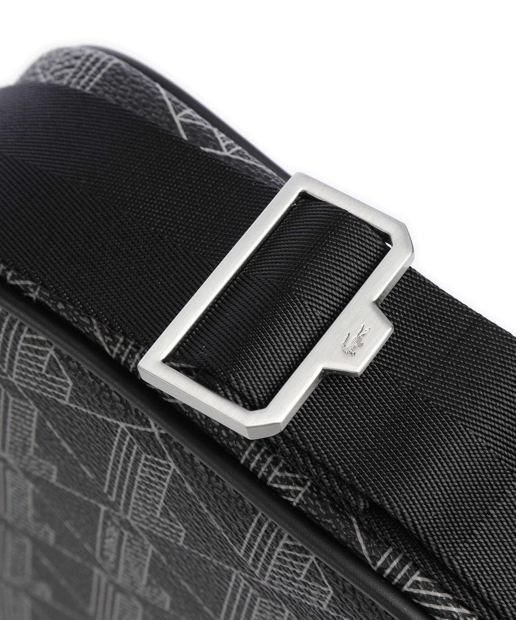 Lacoste The Blend Crossbody bag monogram noir/gris