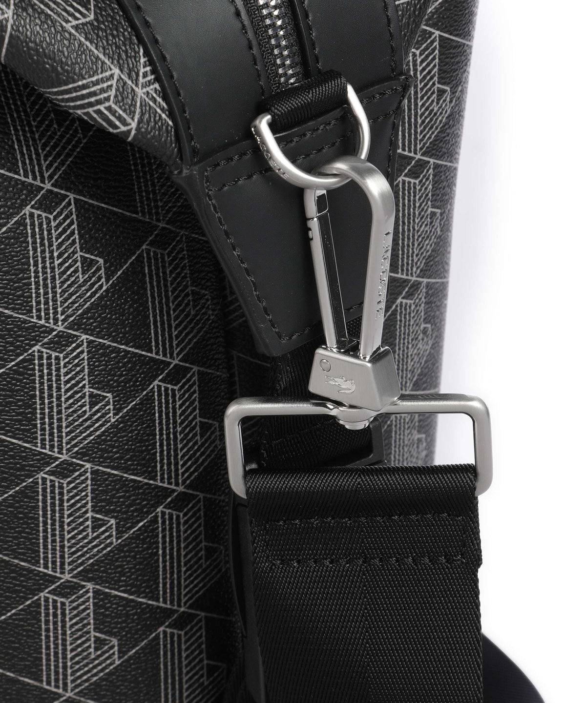 Lacoste The Blend Weekend bag monogram noir/gris