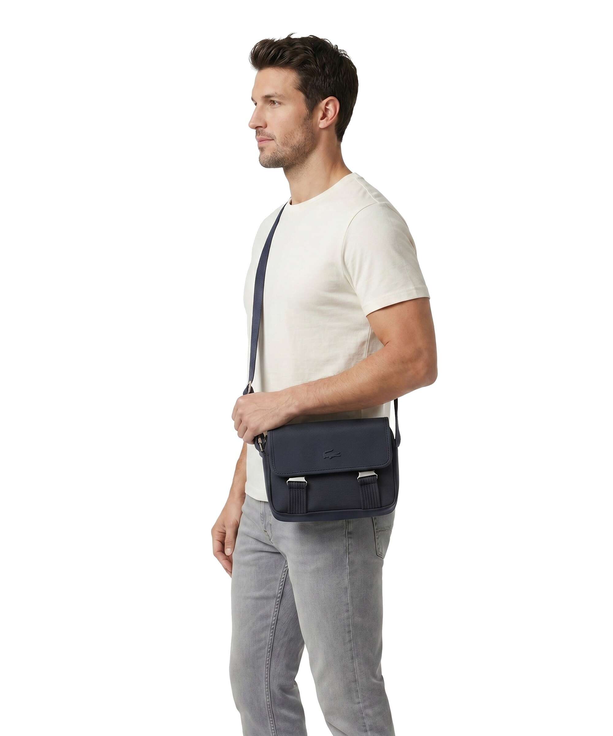 Lacoste Mens Classic Crossbody bag marine