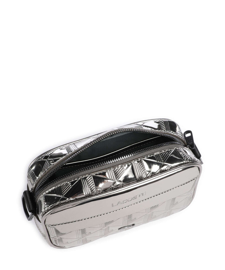 Lacoste The Blend Crossbody bag silver/black