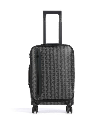 Lacoste The Blend Valise 4 roues monogram noir/gris