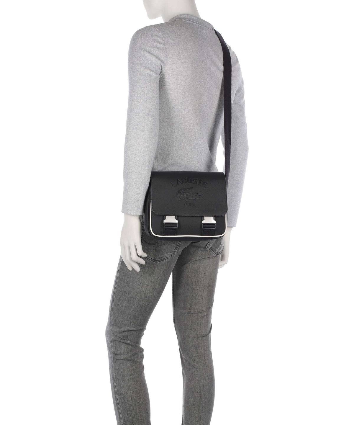 Lacoste Club 1930 Messenger bag abimes farine