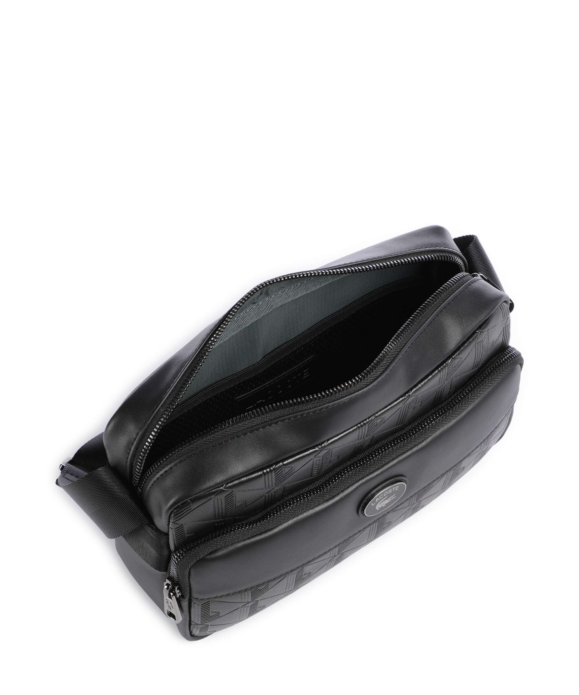 Lacoste Nomogramme Crossbody bag noir