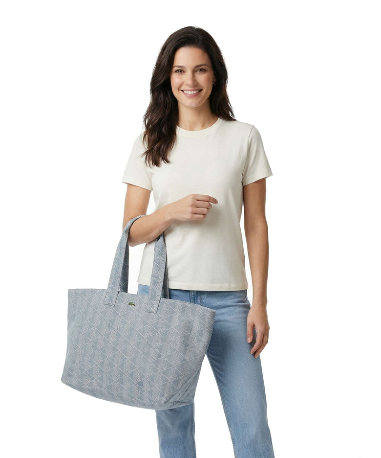 Lacoste Neocroc Jacquard Tote bag tradewinds