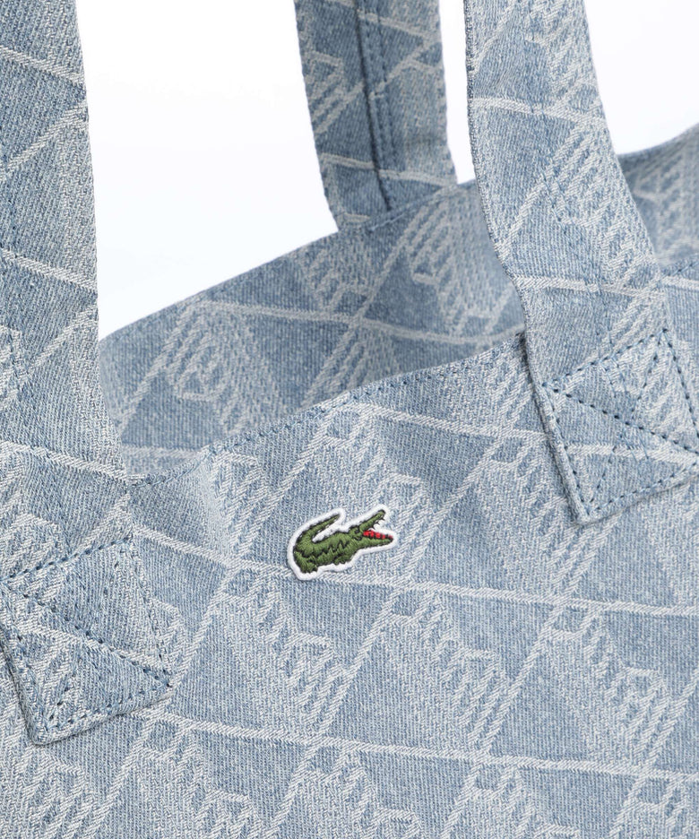 Lacoste Neocroc Jacquard Tote bag tradewinds