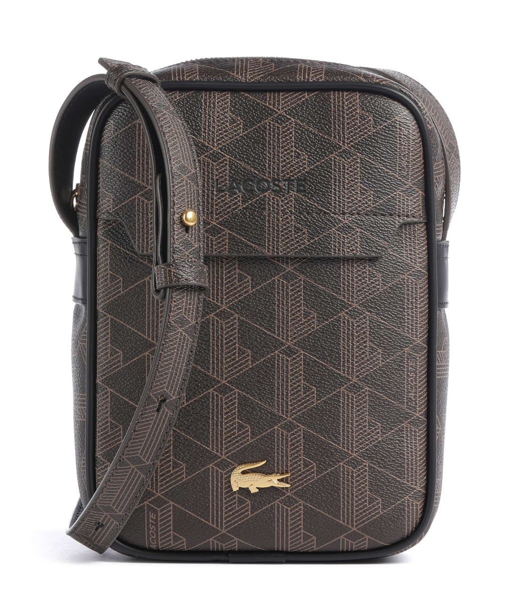 Lacoste The Blend Crossbody bag mono slate black shitake