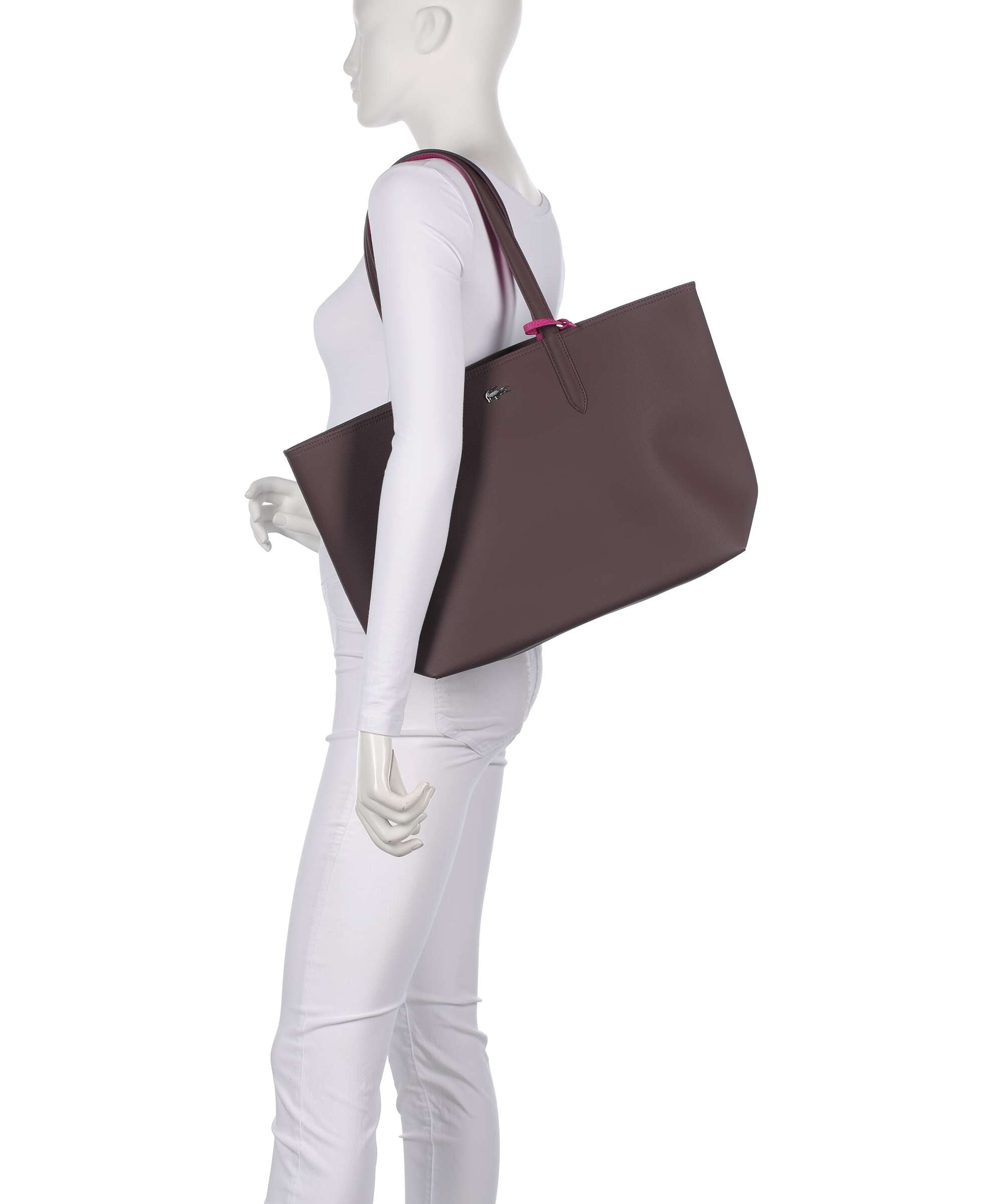 Lacoste Anna Tote bag oxalis/rubine