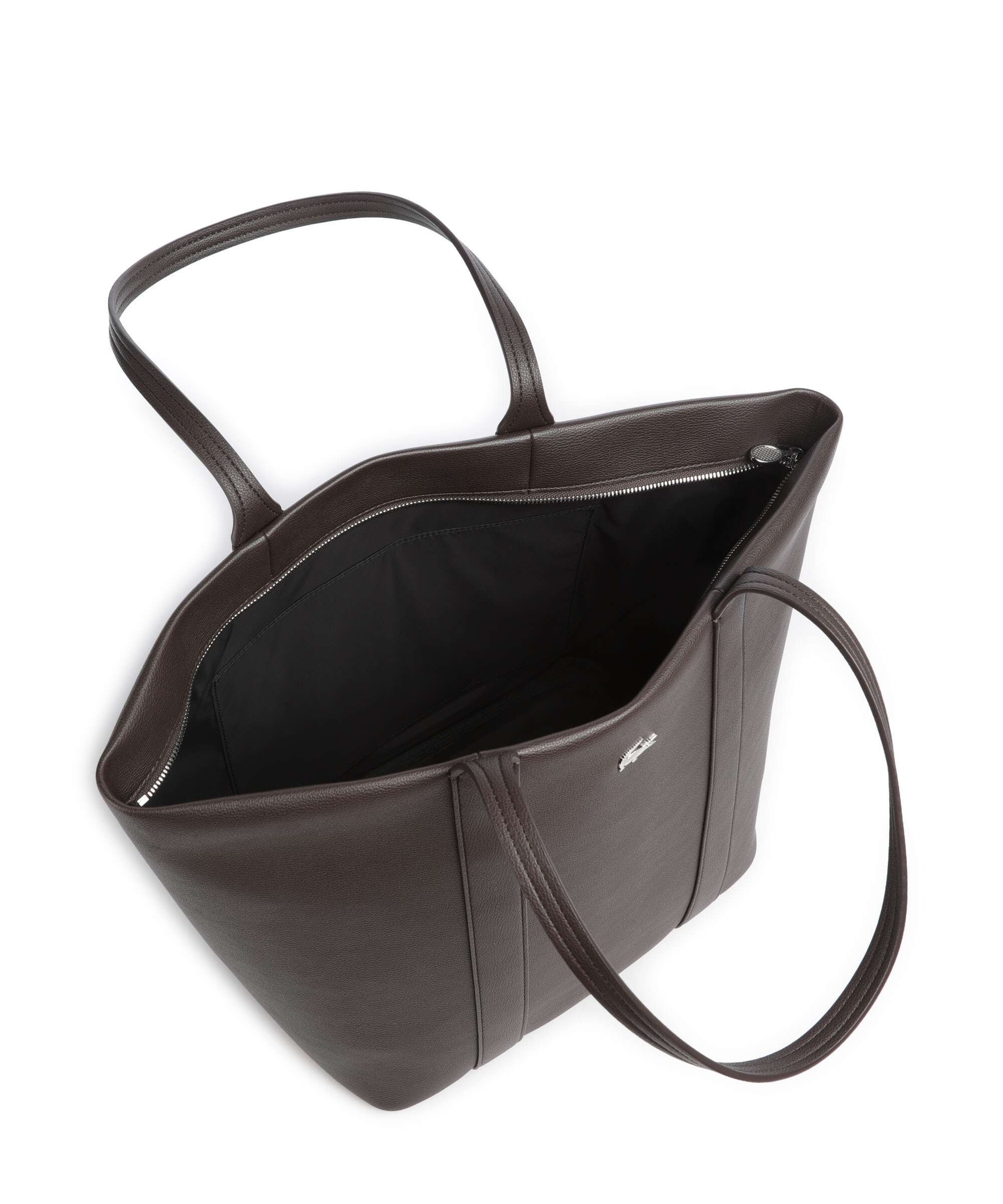Lacoste Authentic Tote bag dark brown