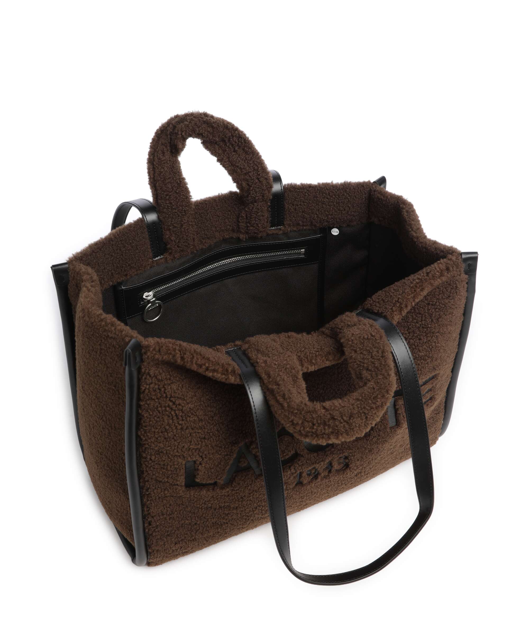 Lacoste Heritage Tote bag brown/noir