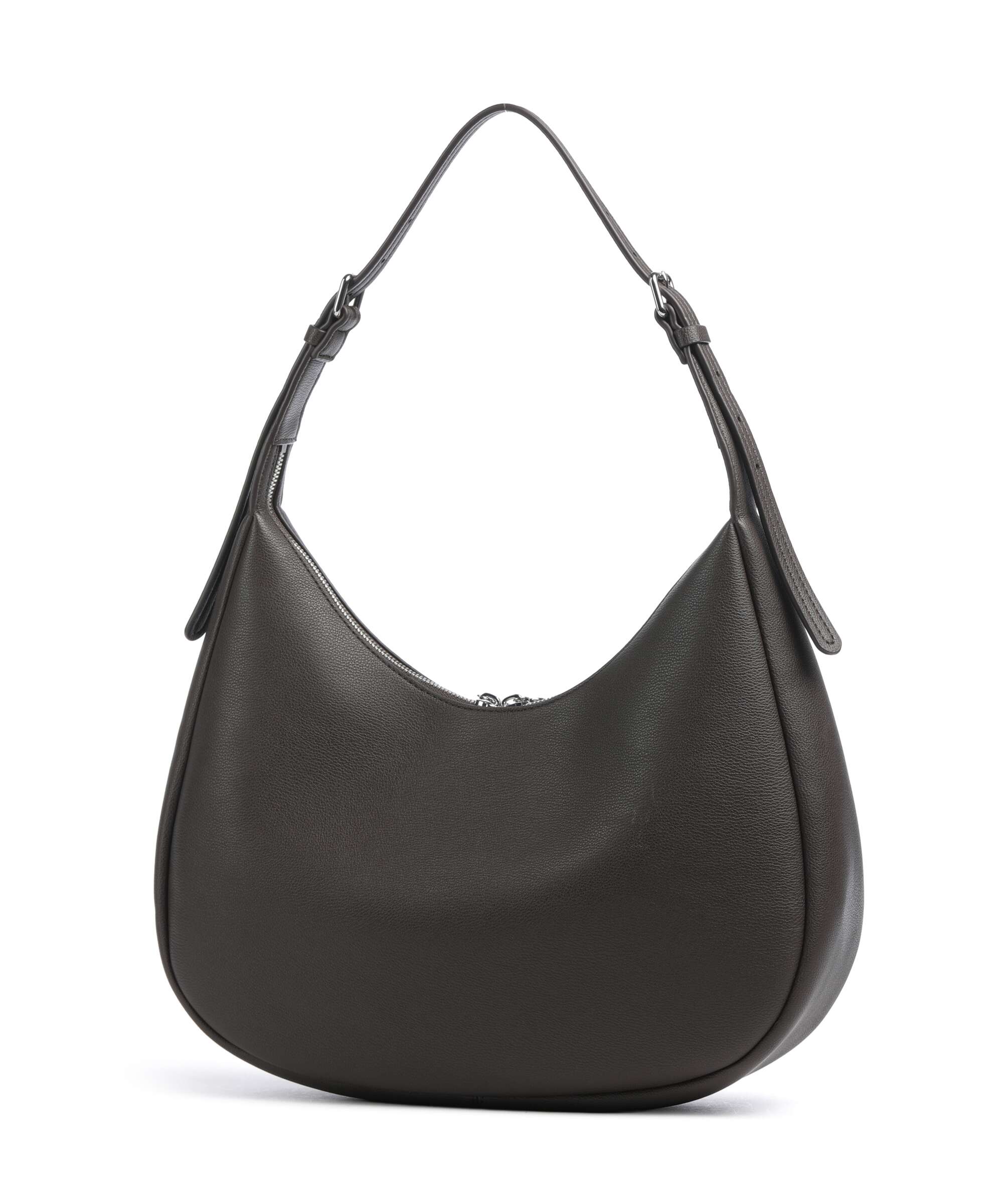Lacoste Authentic Hobo bag dark brown
