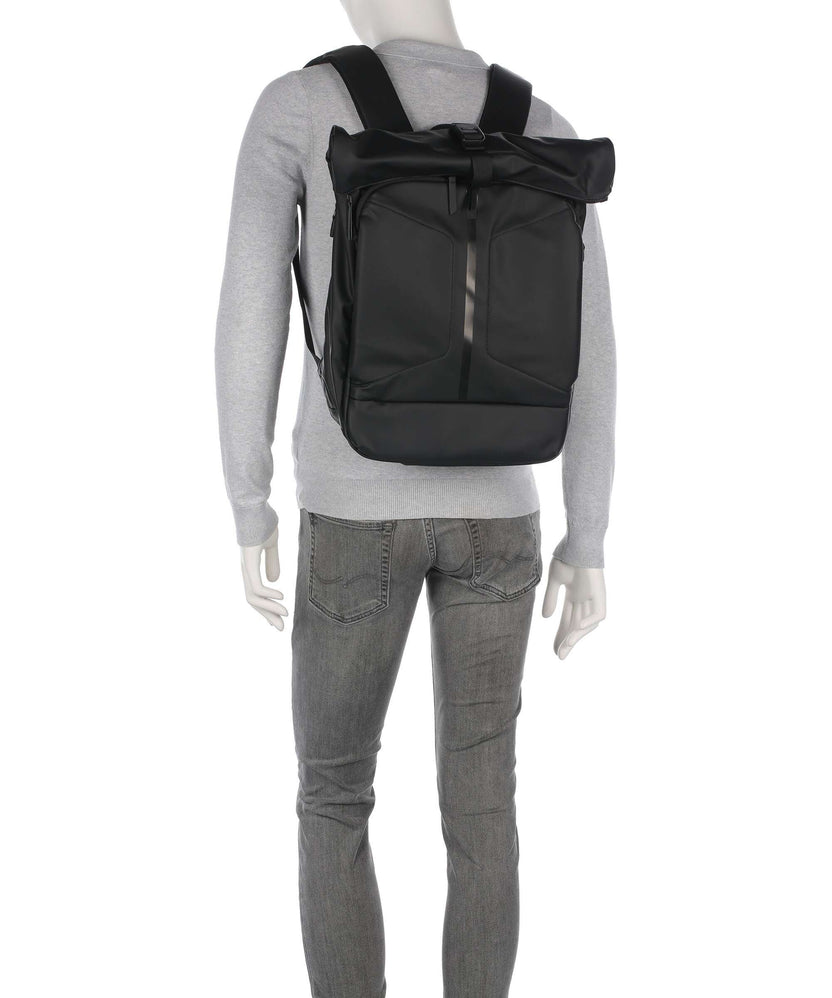 Jump Obsidian Rolltop backpack black