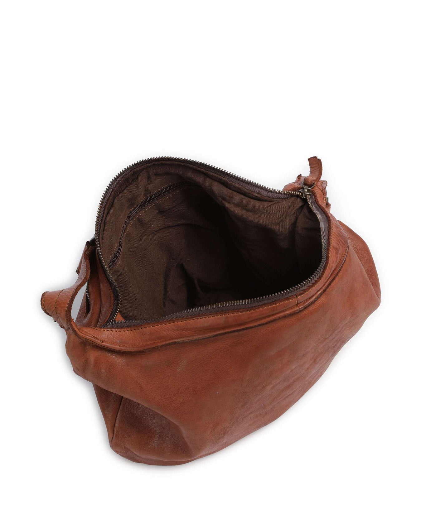 Harold's Submarine Hobo bag cognac