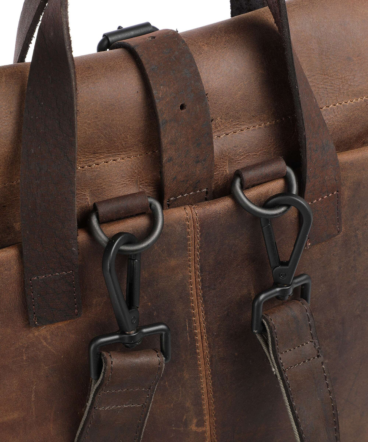 Harold's Twister Rolltop backpack natur