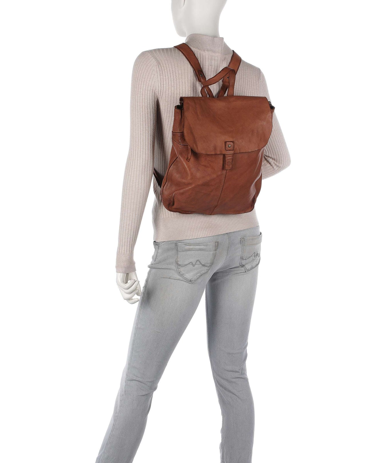 Harold's Submarine Backpack cognac