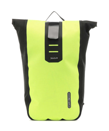 Ortlieb Velocity High-Vis 23 Rolltop rugzak neon yellow/black reflective