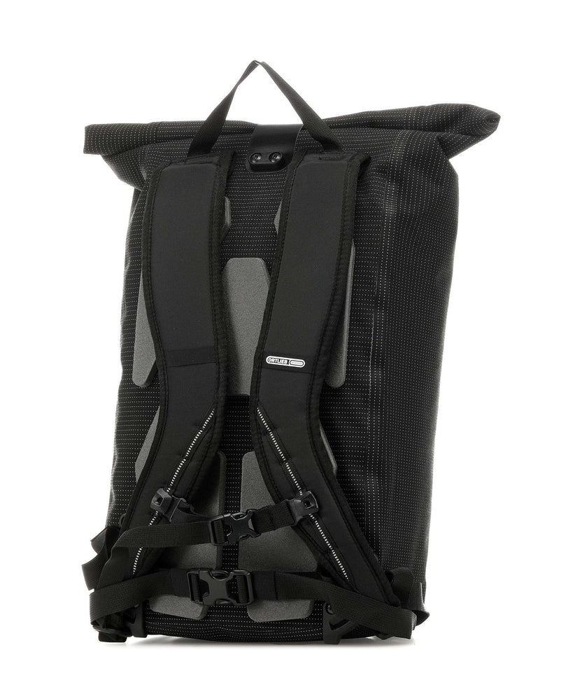 Ortlieb Velocity High-Vis 23 Rolltop backpack black reflective